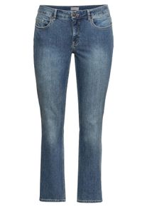 Große Größen Bootcut-Stretch-Jeans MAILA Gr. 100 blau von sheego für Damen