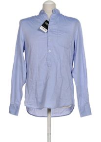 Luis Trenker Herren Hemd, blau