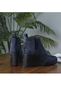 LA MAREY - Damen Stiefel Größe 36 Dunkelblau