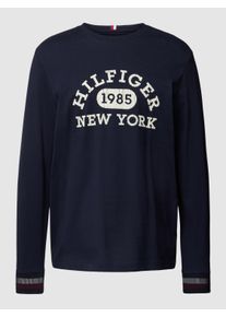 Tommy Hilfiger Longsleeve mit Label-Print Modell 'COLLEGIATE'