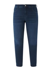 TRIANGLE Große Größen Skinny Jeans aus Hyperflex-Denim, mit Shaping-Effekt Gr. 52 blau für Damen