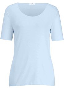 Rundhals-Shirt langem 1/2-Arm Peter Hahn blau