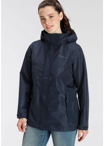 Jack Wolfskin Große Größen Funktionsjacke Gr. 44 blau für Damen