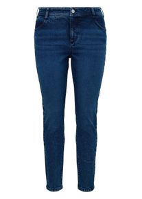 TRIANGLE Große Größen Skinny Jeans in 5-Pocket-Form Gr. 46 blau für Damen