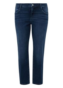 TRIANGLE Große Größen Jeans im schmalen Tapered Fit, in 5-Pocket-Form Gr. 44 blau für Damen