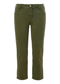 TRIANGLE Große Größen Gerade Jeans mit leichtem Used-Effekt Gr. 44 grün für Damen