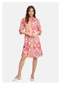 Hemdblusenkleid langarm Vera Mont Pink/Orange
