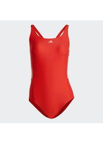 adidas Performance Große Größen Badeanzug Gr. 50 rot gestreift für Damen