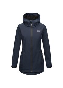 Marikoo Damen Sportliche Jacke Outdoorjacke Lange Übergangs Regenjacke mit Kapuze Honigbeere