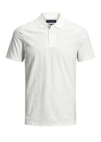 Jack & Jones JACK & JONES, Herren Poloshirt, Dunkelblau / Perlwei&szlig;
