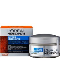 L'Oréal L'ORÉAL PARIS MEN EXPERT Feuchtigkeitscreme Hydra Intensive, für sensible Männerhaut; zieht schnell, ohne fetten ein, weiß