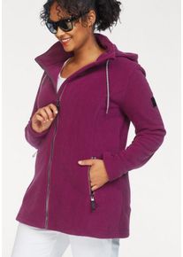 Große Größen Fleecejacke Gr. 44/46 lila von sheego für Damen