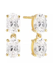 SIF JAKOBS Jewellery Ohrringe - Ellisse Due Piccolo Earrings - in gold - Ohrringe für Damen