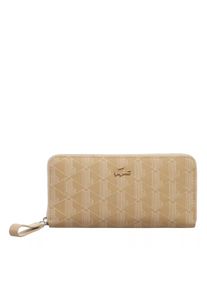 Lacoste Portemonnaie - L Zip Wallet - in beige - Portemonnaie für Damen