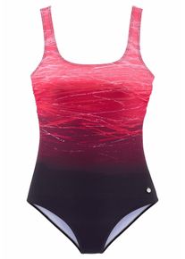Lascana Große Größen Badeanzug Gr. 50F rot für Damen