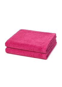 Cawö Cawö Handtuchset 2-teilig Damen Baumwolle, pink