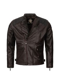 Rock Creek Lederjacke Biker-Style Regular Fit