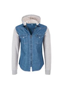 Rock Creek Hemd Jeanshemd mit Kapuze Regular Fit
