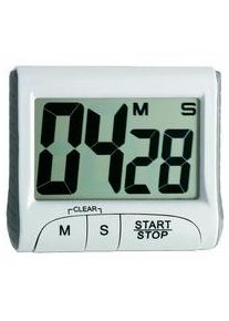 TFA Digitaler Timer und Stoppuhr, Timer/Küchenuhr weiß Zeitanzeige: Digital, Minuten, Sekunden