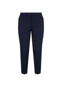 Tom Tailor Damen Plus - Relaxed Fit Hose, blau, Gr. 54