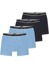 Tom Tailor Herren Long Pants im 4er Pack, blau, Melange Optik, Gr. 4