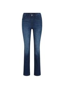 Tom Tailor Damen Kate Narrow Bootcut Jeans, blau, Uni, Gr. 29/32