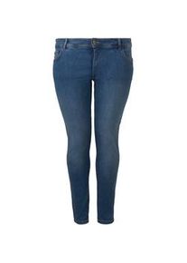 Tom Tailor Damen Plus - Skinny Jeans, blau, Gr. 46