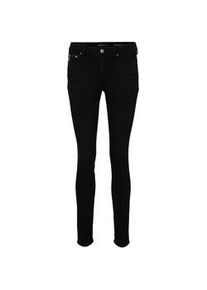 Tom Tailor DENIM Damen Jona Extra Skinny Jeans mit recyceltem Polyester, schwarz, Uni, Gr. 25/32