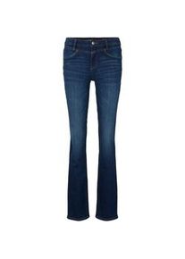 Tom Tailor Damen Alexa Straight Jeans mit Stretch, blau, Gr. 27/30