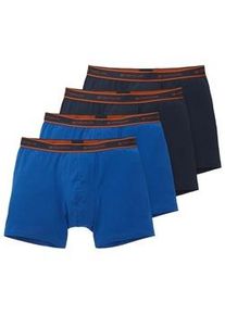 Tom Tailor Herren Hip Pants im 4er Pack, blau, Uni, Gr. 4
