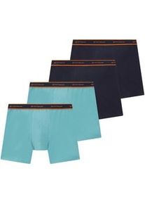Tom Tailor Herren Long Pants im 4er Pack, grün, Melange Optik, Gr. 4