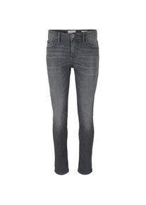 Tom Tailor DENIM Herren Slim Piers Jeans mit Bio-Baumwolle, grau, Gr. 32/36