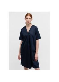 Blusenkleid Eterna "LOOSE FIT" Gr. 34, Normalgrößen, blau (navy) Damen Kleider