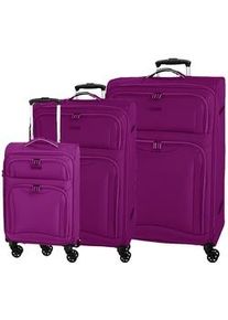 d&n d&n Travel Line 9204 Kofferset 55/66/76 cm 4 Rollen - Pink