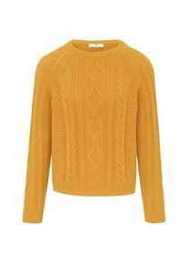 Pullover aus 100% Baumwolle Premium Pima Cotton Peter Hahn gelb, 36