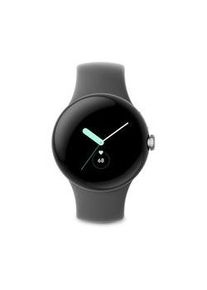 Google Pixel Watch - LTE Smartwatch - Silber mit Charcoal Armband