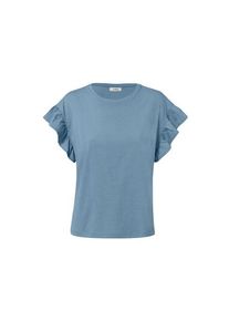 Tchibo Shirt mit Volant - Blau - Gr.: L