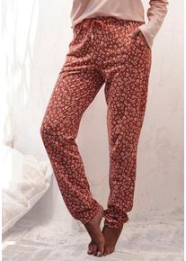 Vivance Dreams Pyjamahose mehrfarbig Gr. 32/34 für Damen. Mit Allover-Druck. Bequem. Nachhaltig.