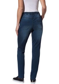 Damen Thermo-Jeans in blue-stone-washed ,Größe 42, WITT Weiden, 68% Baumwolle, 30% Polyester, 2% Elasthan