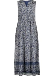 Damen Druck-Kleid in jeansblau-bedruckt ,Größe 50, WITT Weiden, 100% Polyester