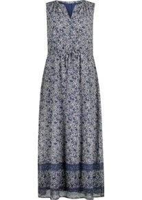 Damen Druck-Kleid in jeansblau-bedruckt ,Größe 54, WITT Weiden, 100% Polyester
