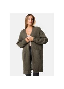 PM SELECTED Damen Warme Strickjacke Cardigan mit Taschen in Einheitsgröße PM69