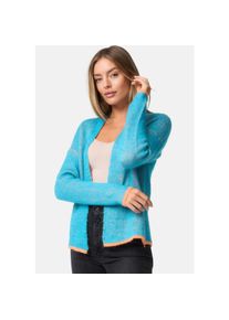 PM SELECTED Damen Auffallende Strickjacke Cardigan in Kontrastfarben in Einheitsgröße PM75
