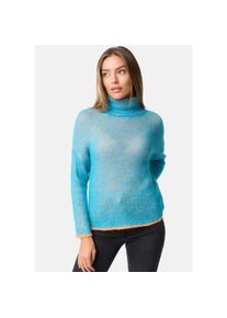 PM SELECTED Damen Warmer Rollkragen Strickpullover Pullover in Einheitsgröße PM70