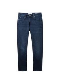 Tom Tailor Herren Tapered Regular Jeans, blau, Uni, Gr. 30/32