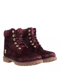 Timberland Boots & Stiefeletten - 6in Premium Fabric Boot - in rot - Boots & Stiefeletten für Damen