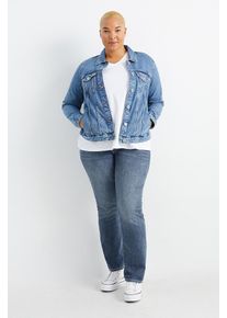 C&A Straight Jeans-Mid Waist-LYCRA®