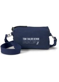 Tom Tailor DENIM Damen Lia Umhängetasche mit gewebtem Gurt, blau, Print, Gr. ONESIZE