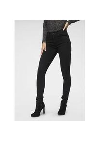 Thule Skinny-fit-Jeans LEVI'S "721 High rise skinny" Gr. 27, Länge 34, schwarz (black) Damen Jeans Röhrenjeans