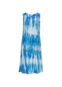 DW-Shop Viskose-Kleid, Muster blau, 40